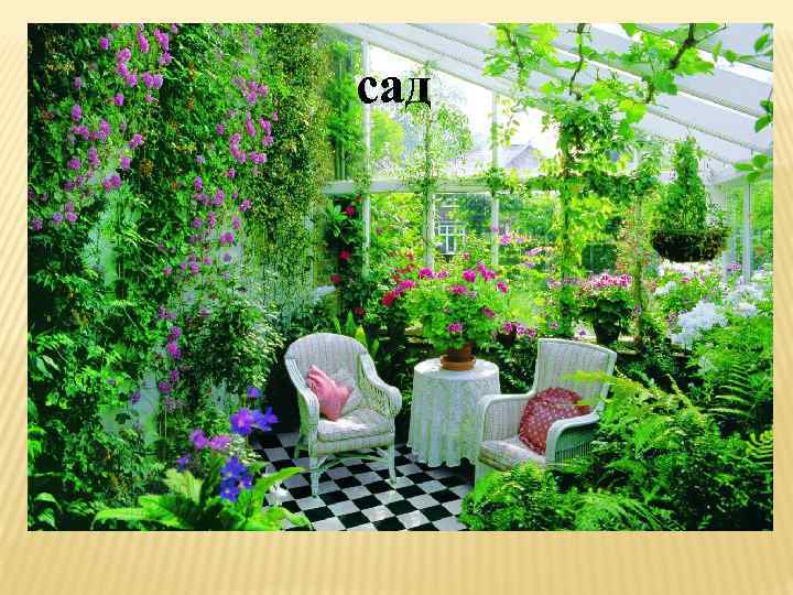 сад 