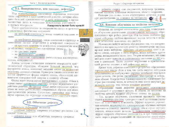 Поверхность может быть кривой! 