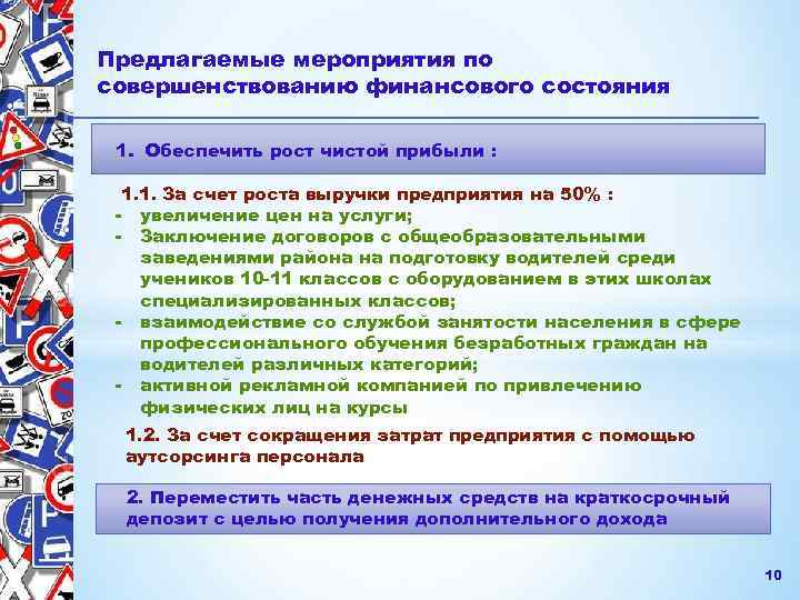 Презентация анализ финансового состояния предприятия к диплому