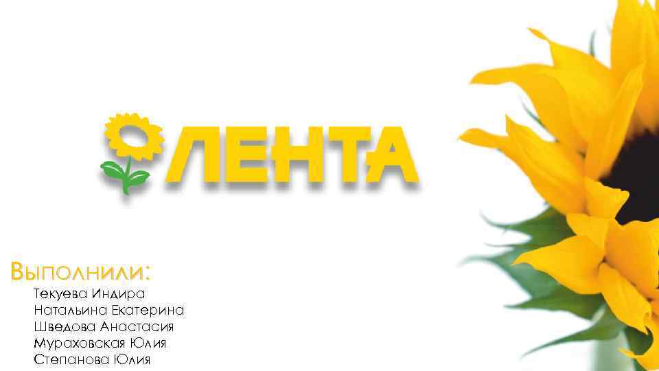 Выполнили: Текуева Индира Натальина Екатерина Шведова Анастасия Мураховская Юлия Степанова Юлия 