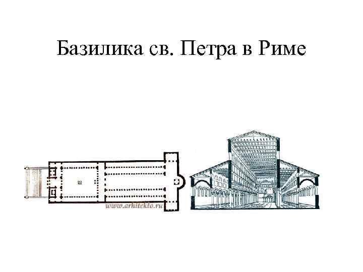 План базилика св петра