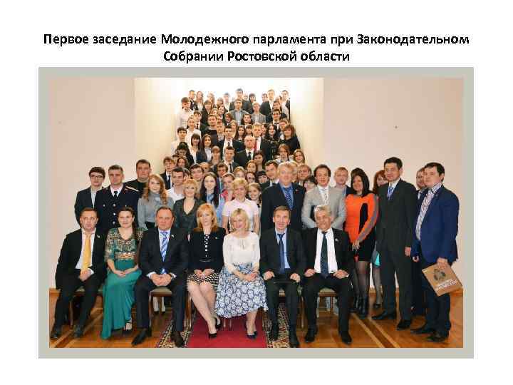 Первое заседание Молодежного парламента при Законодательном Собрании Ростовской области 