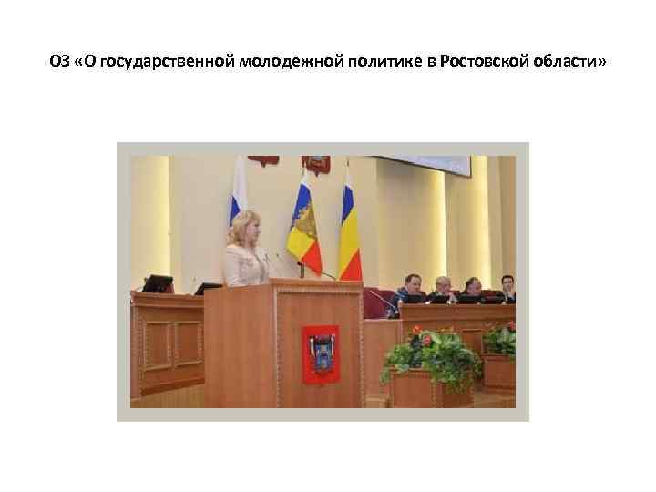 ОЗ «О государственной молодежной политике в Ростовской области» 