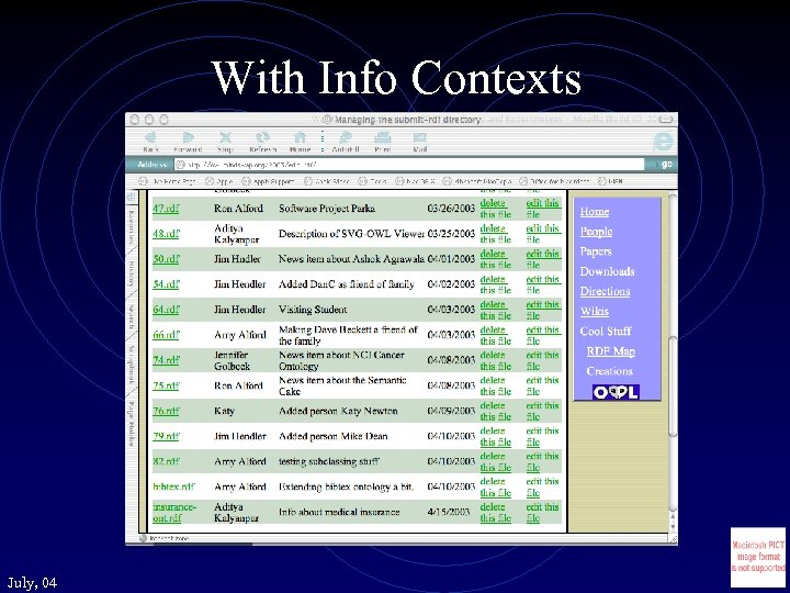 With Info Contexts July, 04 