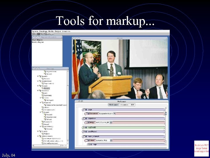 Tools for markup. . . Photo. Stuff Demo July, 04 