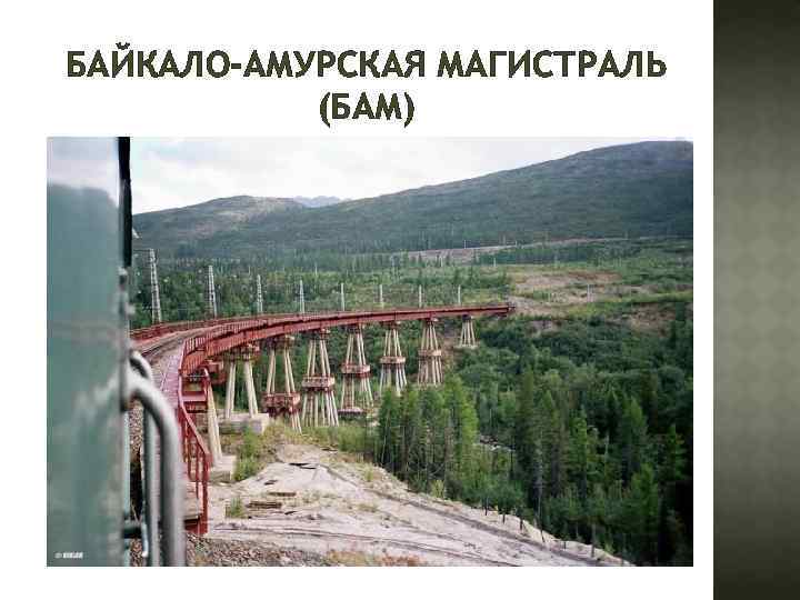 БАЙКАЛО-АМУРСКАЯ МАГИСТРАЛЬ (БАМ) 