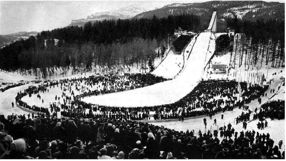  • Seventh Winter Olympic Games (1956). In a famous winter sports center Cortina