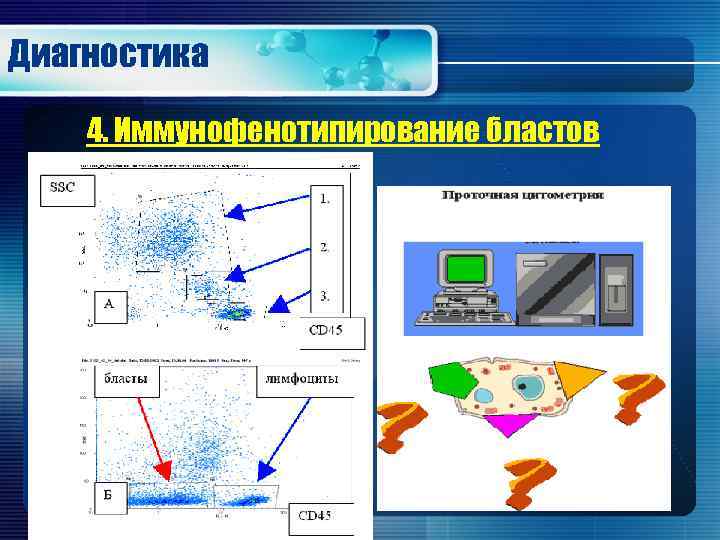 Диагностика 4. Иммунофенотипирование бластов 