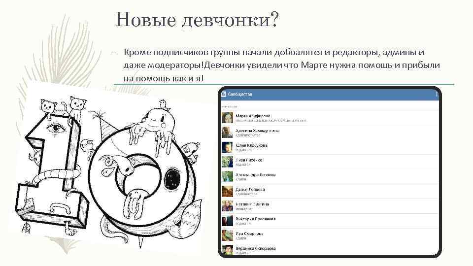 Новые девчонки? – Кроме подписчиков группы начали добоалятся и редакторы, админы и даже модераторы!Девчонки