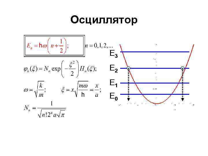 Осциллятор E 3 E 2 E 1 E 0 