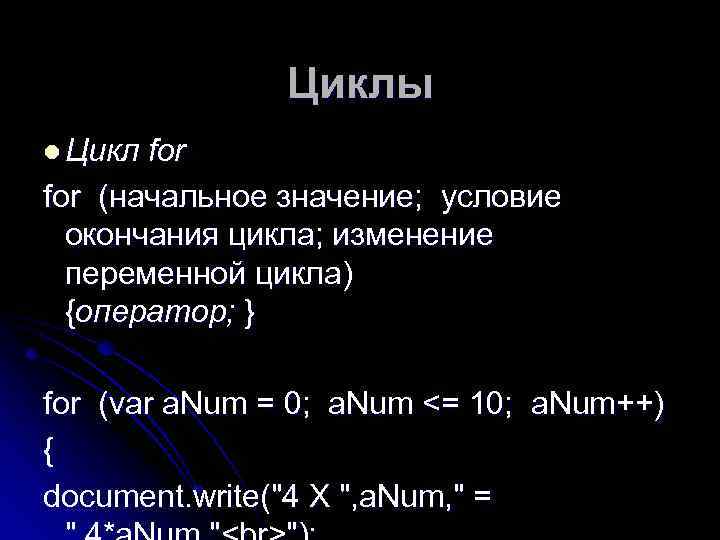 Начальное и конечное значение цикла. Access цикл по переменной. Код цикла изменении переменной. Область изменения переменной. Цикл по переменной.