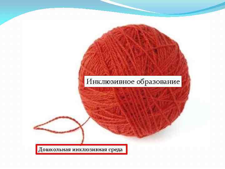 Инклюзивное образование Дошкольная инклюзивная среда 