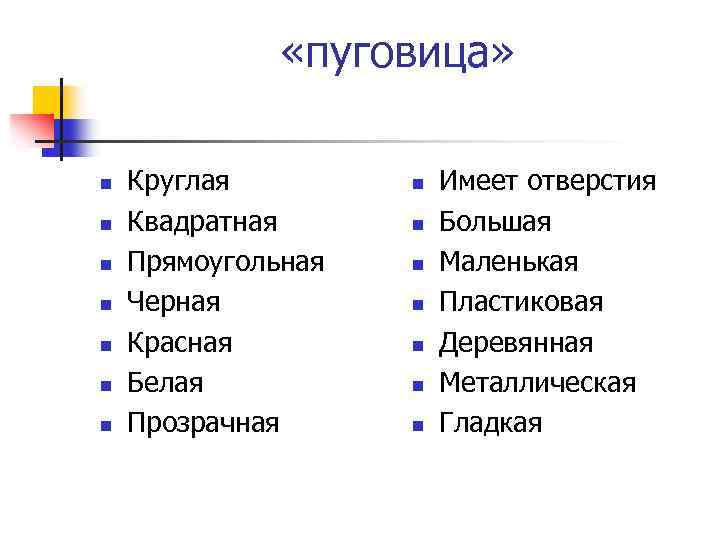  «пуговица» n n n n Круглая Квадратная Прямоугольная Черная Красная Белая Прозрачная n