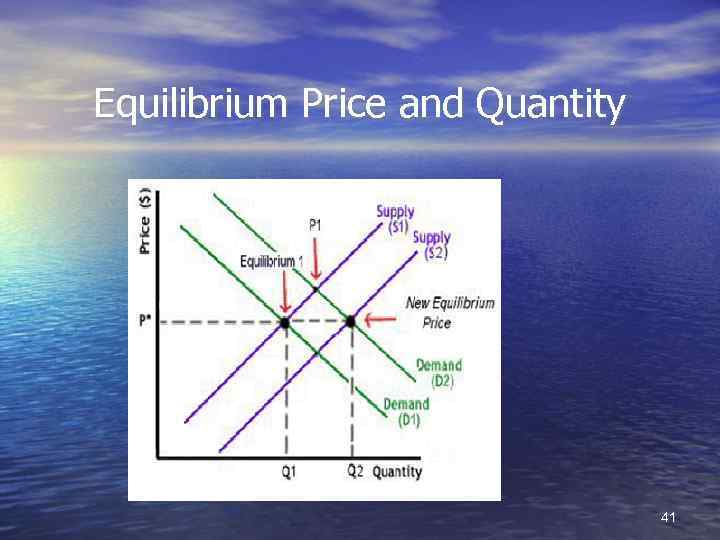 Equilibrium Price and Quantity 41 