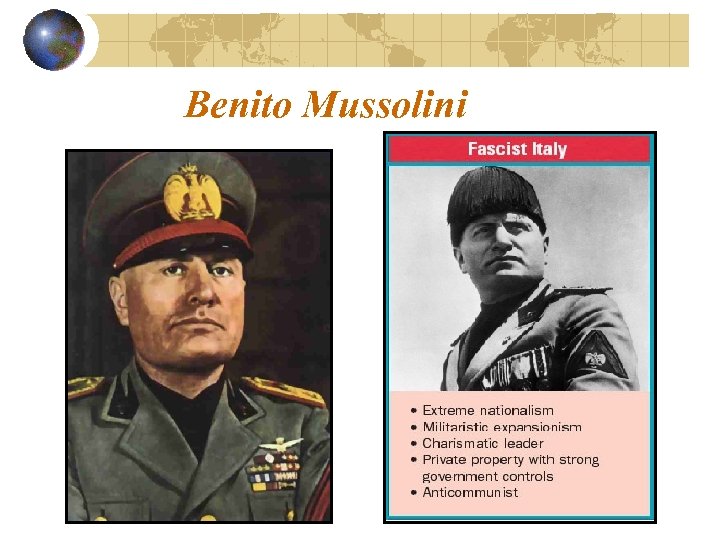 Benito Mussolini 