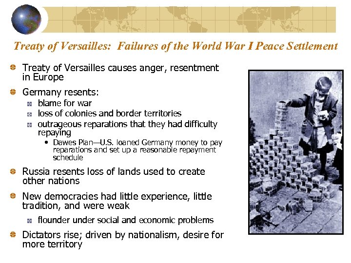 Treaty of Versailles: Failures of the World War I Peace Settlement Treaty of Versailles