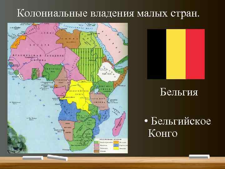 Колониальные владения малых стран. Бельгия • Бельгийское Конго 
