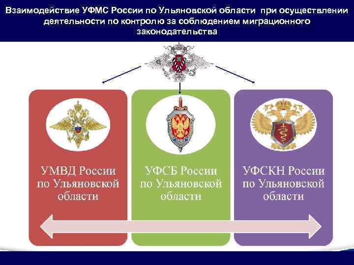 Взаимодействие УФМС России по Ульяновской области при осуществлении деятельности по контролю за соблюдением миграционного