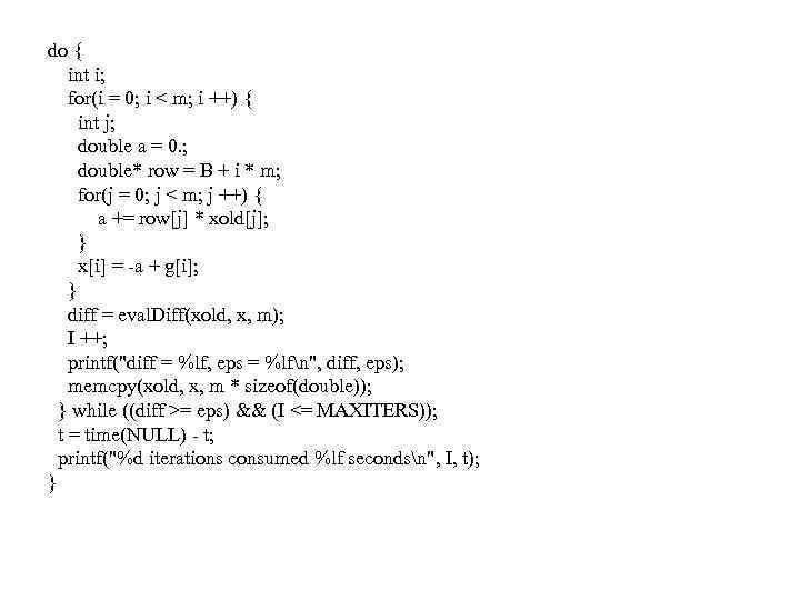 do { int i; for(i = 0; i < m; i ++) { int