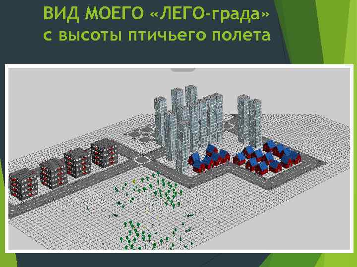 ВИД МОЕГО «ЛЕГО-града» с высоты птичьего полета 