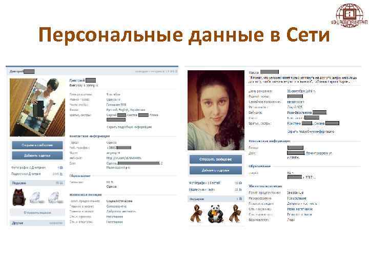 Персональные данные в Сети 
