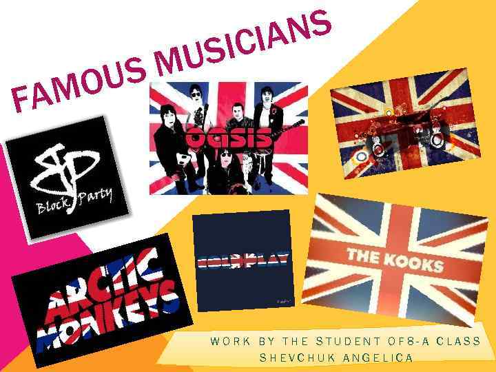 NS CIA I US SM OU AM F WORK BY THE STUDENT OF 8