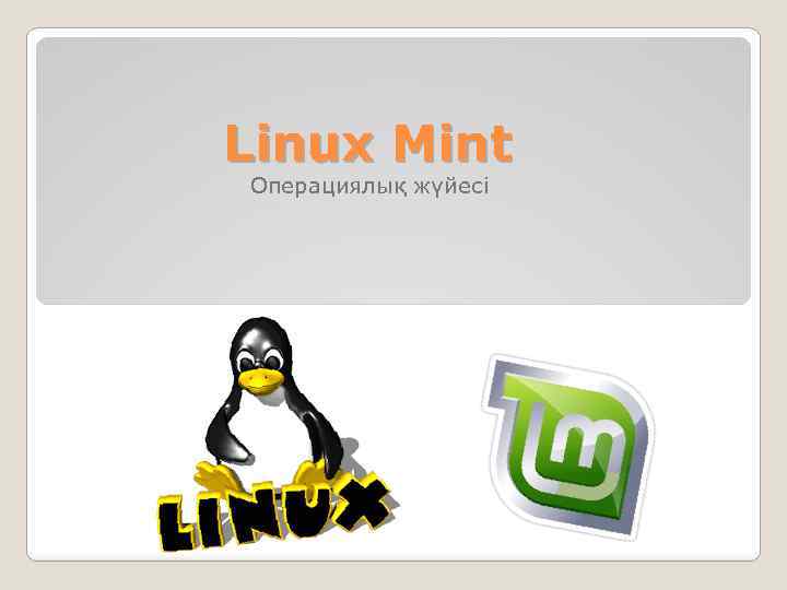 Linux Mint Операциялық жүйесі 