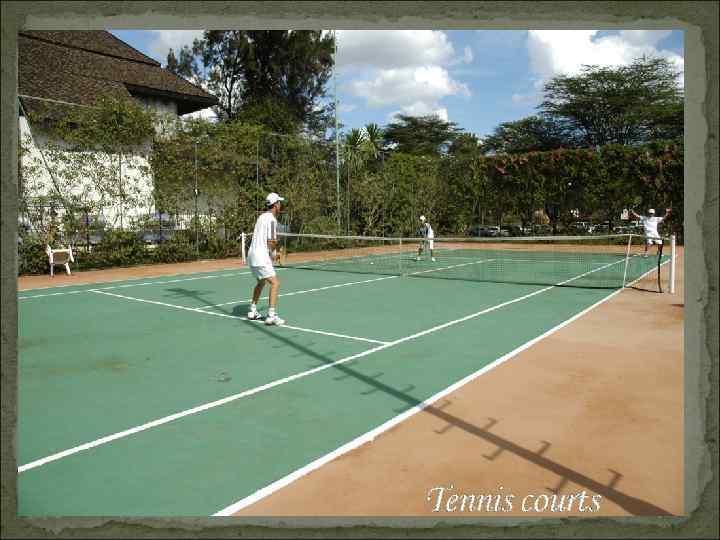 Tennis courts 