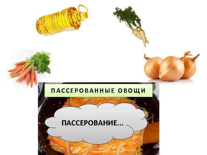 РАСТИТЕЛЬНЫЙ ЖИР ЭФИРНЫЕ МАСЛА КАРОТИН ПАССЕРОВАННЫЕ ОВОЩИ ПАССЕРОВАНИЕ. . . 