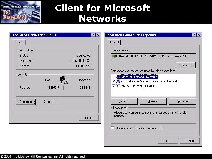 Client for Microsoft Networks 