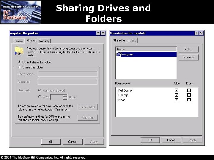 Sharing Drives and Folders 