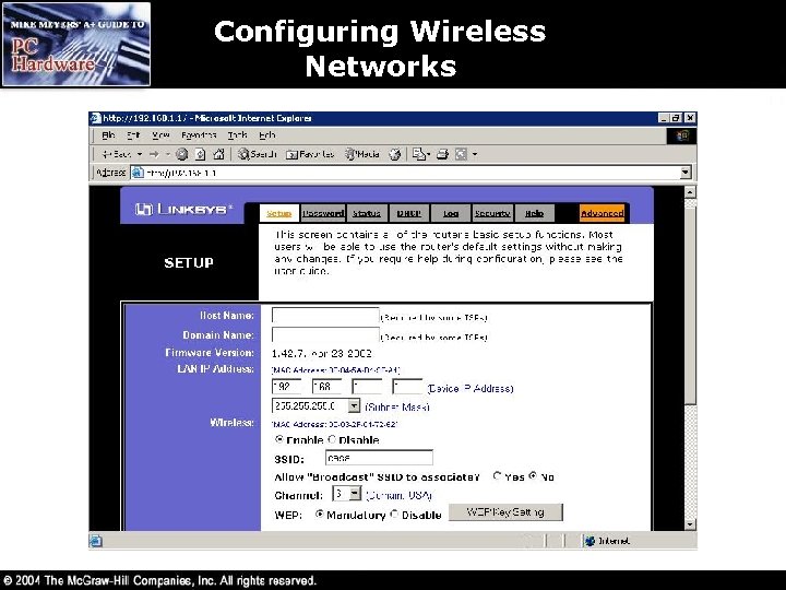Configuring Wireless Networks 