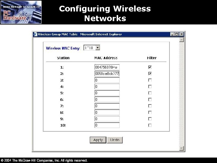 Configuring Wireless Networks 