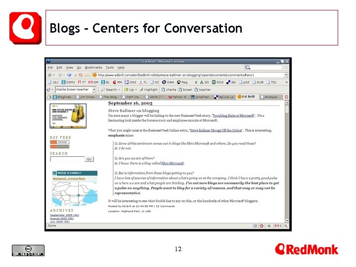 Blogs – Centers for Conversation 12 