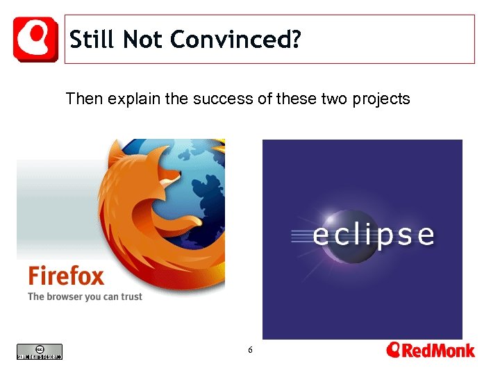 Still Not Convinced? Then explain the success of these two projects 6 