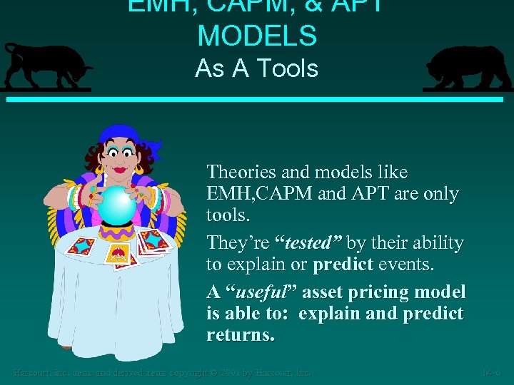 EMH, CAPM, & APT MODELS As A Tools Theories and models like EMH, CAPM