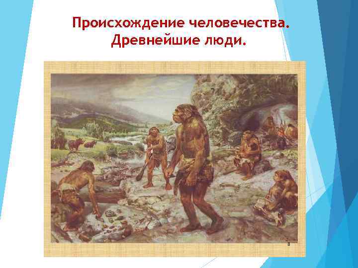 Происхождение человечества. Древнейшие люди. 