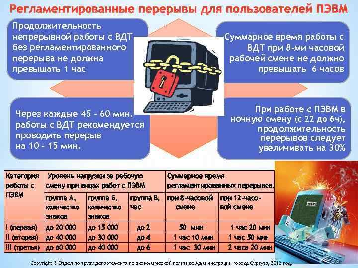 Какая максимальная продолжительность работы