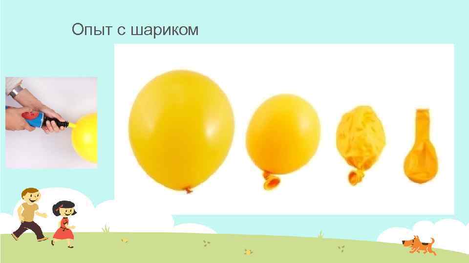 Опыт с шариком 