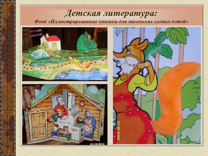 Детская литература: Фонд «Иллюстрированные книжки для маленьких слепых детей» 