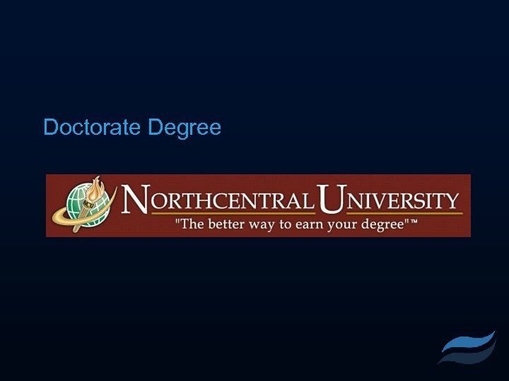 Doctorate Degree 