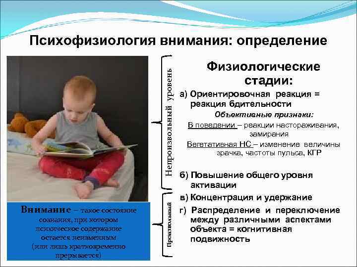 Внимание – такое состояние сознания, при котором психическое содержание остается неизменным (или лишь кратковременно