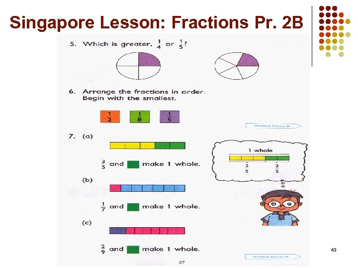 Singapore Lesson: Fractions Pr. 2 B 43 