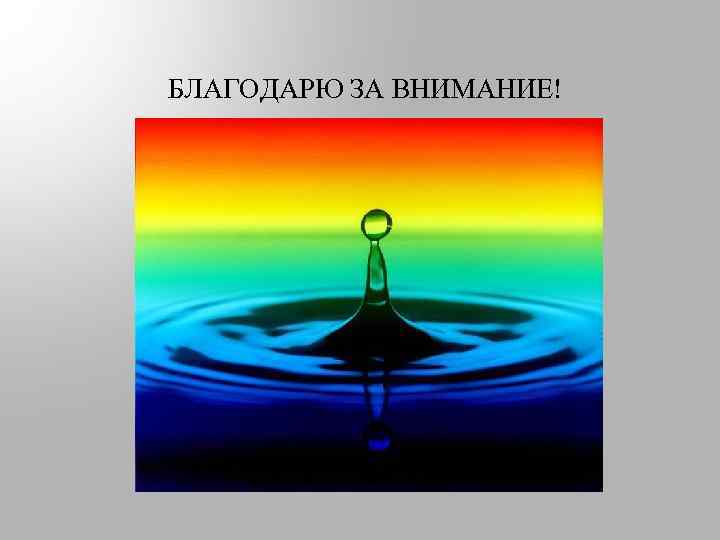 БЛАГОДАРЮ ЗА ВНИМАНИЕ! 