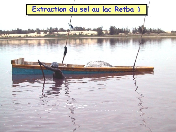 Extraction du sel au lac Retba 1 