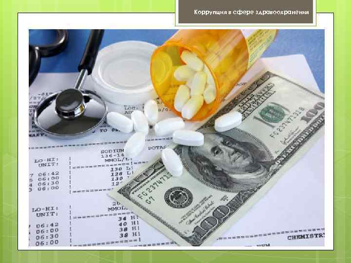 Коррупция в сфере здравоохранения 