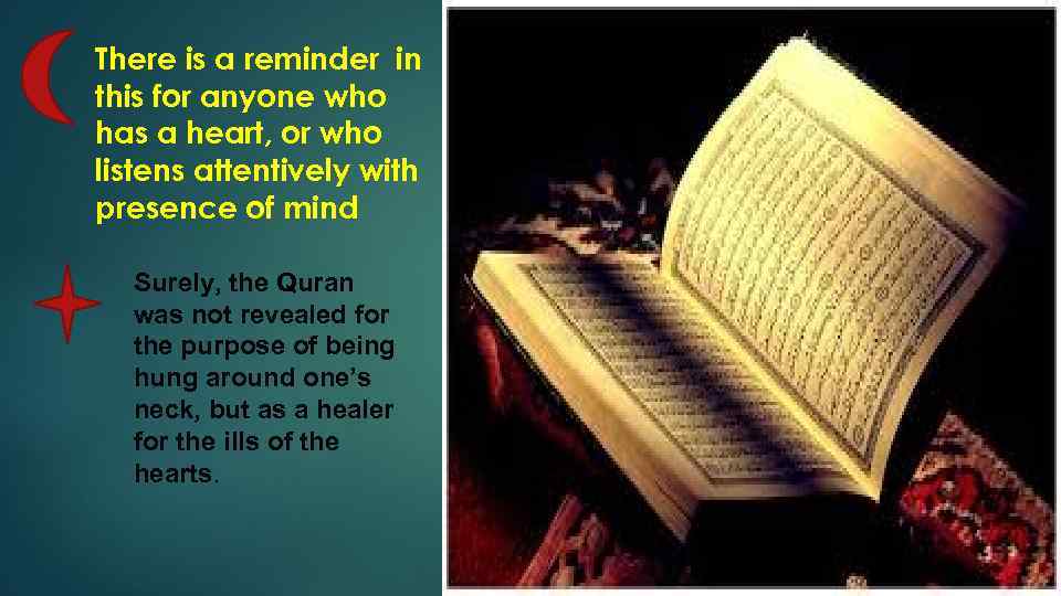 There is a reminder in this for anyone who has a heart, or who