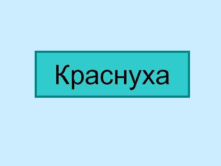 Краснуха 