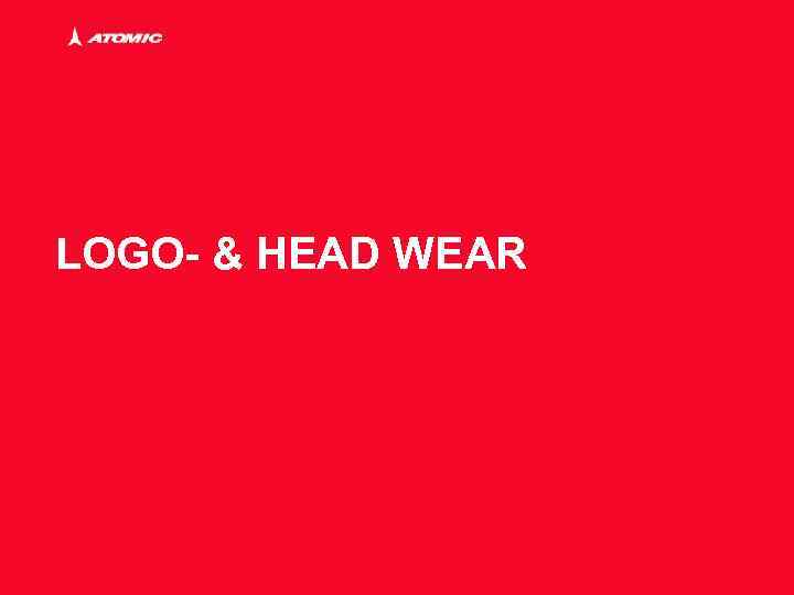 LOGO- & HEAD WEAR 