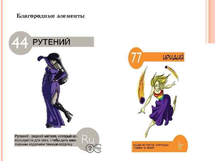 Благородные элементы 